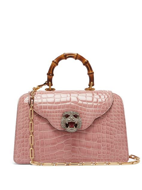 gucci bamboo bag pink